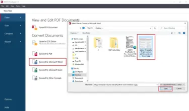 abbyy convert image to word