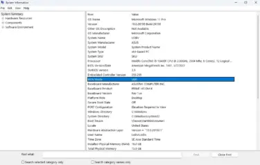 Check UEFI or Legacy BIOS laptop